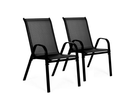 MultiGarden Set od 2 baštenske stolice black