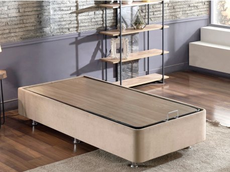 HANAH HOME Jednokrevetna baza Ela Single Light Brown (120 x 200)