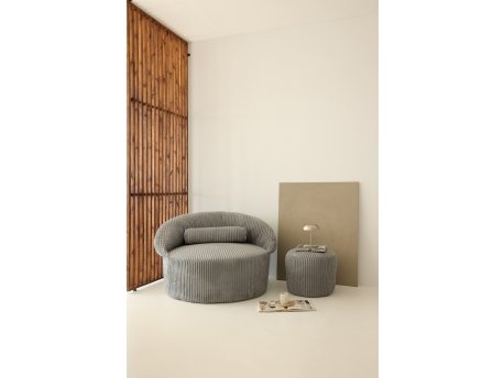 Atelier del Sofa Sofa i puf sa 1 sedeljkom Pufi Anthracite