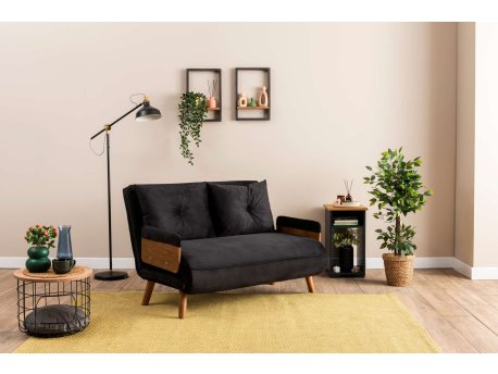 Atelier del Sofa Sofa za 2 sedišta Cosmo 2 Seater Black