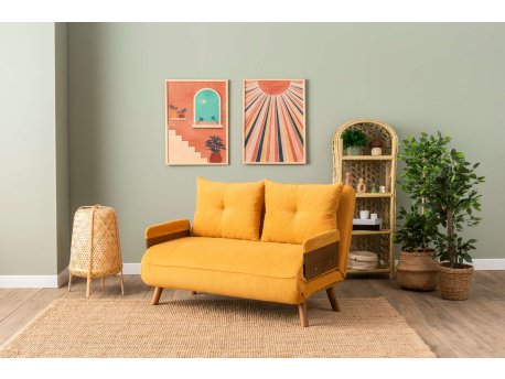 Atelier del Sofa Sofa za 2 sedišta Cosmo 2 Seater Bohemian Mustard