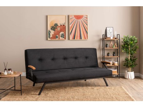 Atelier del Sofa Sofa za 3 sedišta Zven Black