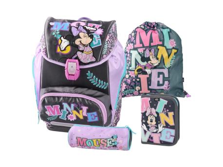 Best Buy Logic set, ranac anatomski, 4 u 1, Minnie Mouse, Flowers