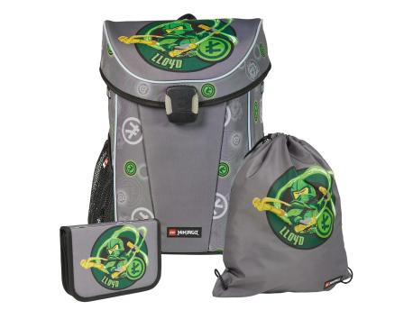 LEGO LEGO Ninjago lagani školski ranac, trodelni set - ranac, pernica, vreća: Elementarni gospodar energije