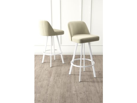HANAH HOME Set barskih stolica (4 komada) Atex Cream White