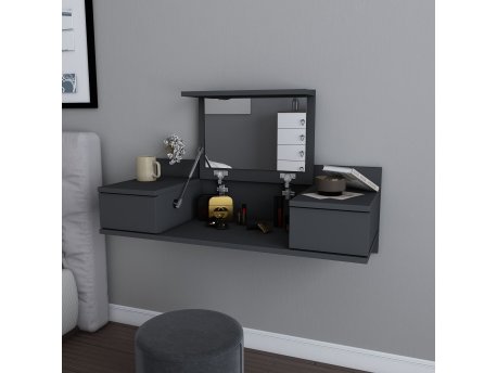 HANAH HOME Sto za šminkanje Zenn Anthracite