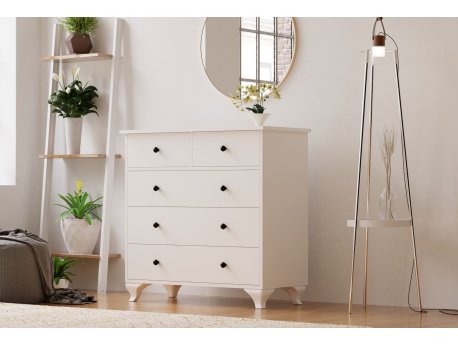 HANAH HOME Bela mat komoda Rb 071