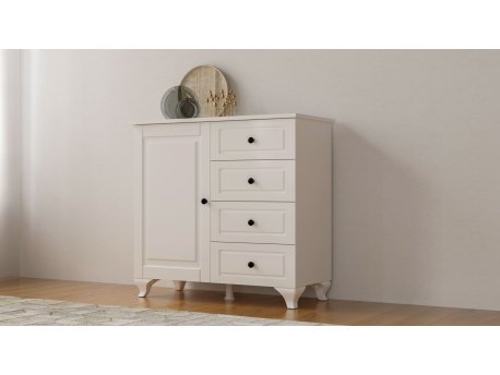 HANAH HOME Bela mat komoda Rb 044 01
