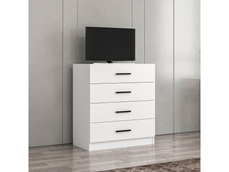 HANAH HOME Komoda Kale TV White