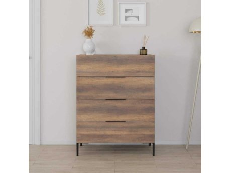 HANAH HOME Vertikalna komoda orah boja Sfn 1740 Oo 1
