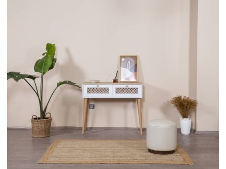 HANAH HOME Komoda Goose White hrast
