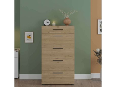 HANAH HOME Komoda u hrast boji Sfn 550 Ff 1