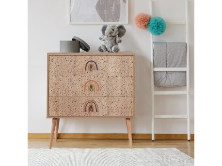 HANAH HOME Komoda City Trio Rainbow