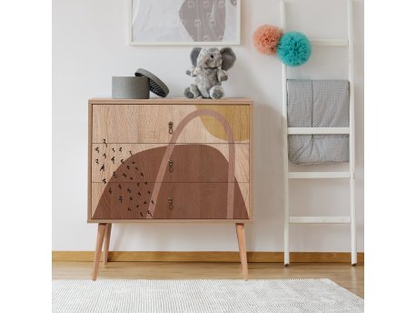 HANAH HOME Komoda City Trio Form