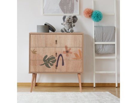 HANAH HOME Komoda City Trio Leaf