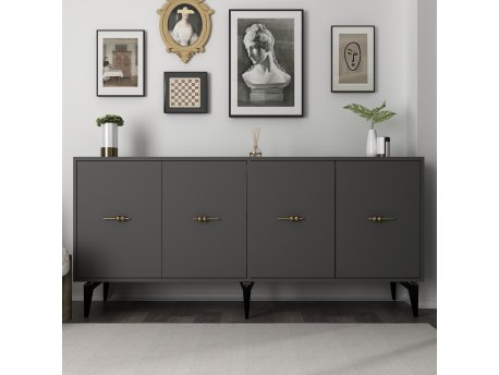 HANAH HOME Komoda Sinta Anthracite