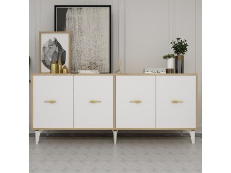 HANAH HOME Komoda Sinta Sapphire Oak White