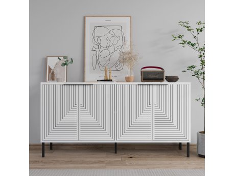 HANAH HOME Komoda Lurea White
