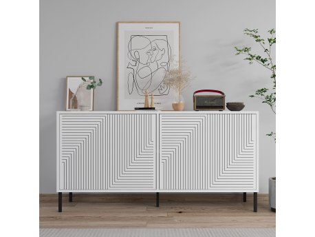 HANAH HOME Komoda Evolet White