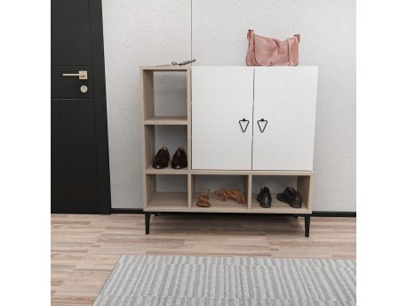 HANAH HOME Komoda Platin White Cordoba
