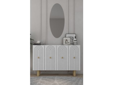 HANAH HOME Komoda Woise Bohem KM120 White