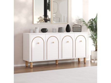 HANAH HOME Komoda Orıon White