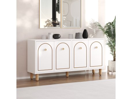 HANAH HOME Komoda Mıdmod White