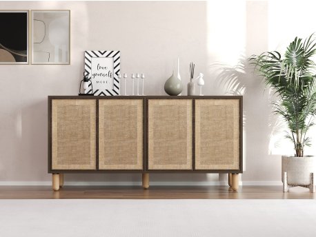 HANAH HOME Komoda Leıla Walnut