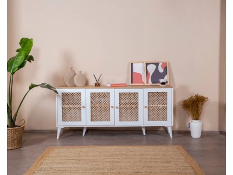 HANAH HOME Komoda Goose White Oak