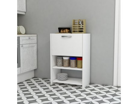 HANAH HOME Višenamenska polica Albina v2 White