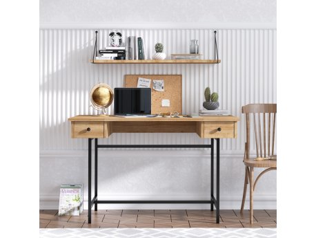 HANAH HOME Radni sto Dixie Sapphire Oak Black