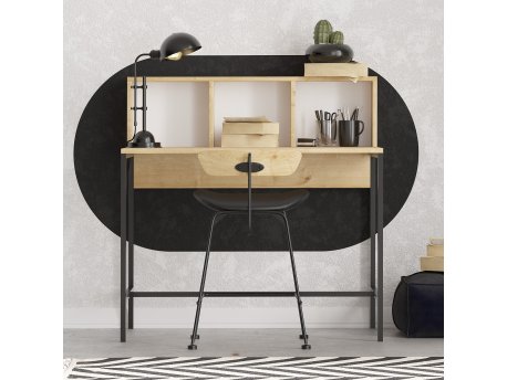 HANAH HOME Radni sto Dustin Sapphire Oak Black