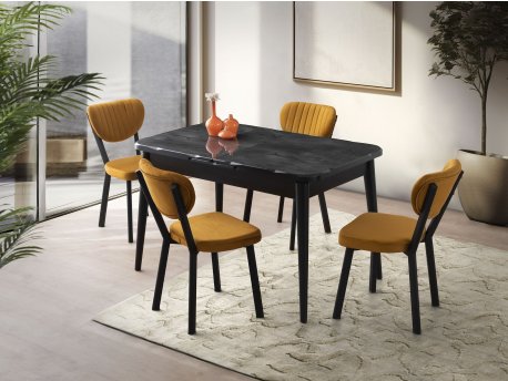 HANAH HOME Produžni trpezarijski sto Crea 2941