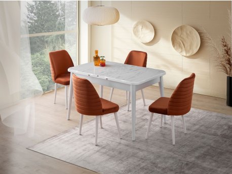 HANAH HOME Produžni trpezarijski sto Crea 2942