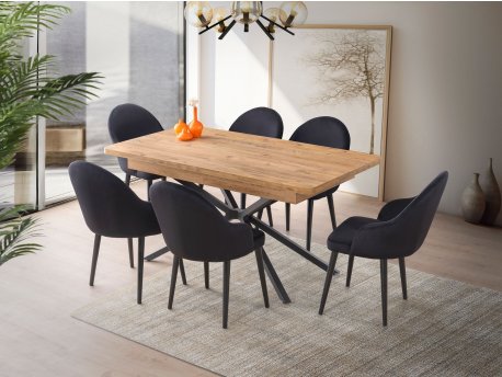 HANAH HOME Produžni trpezarijski sto Falcon 2961