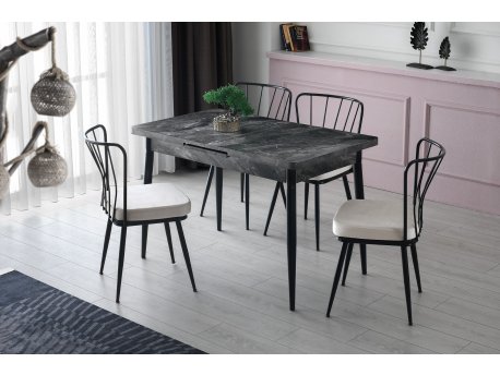 HANAH HOME Produžni trpezarijski sto Ay 1182