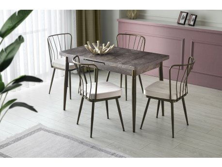HANAH HOME Produžni trpezarijski sto Ay 1181