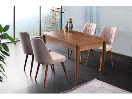 HANAH HOME Produžni trpezarijski sto Kelebek 1231