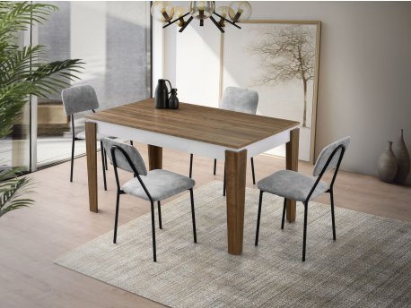HANAH HOME Produžni trpezarijski sto Cunda 2981
