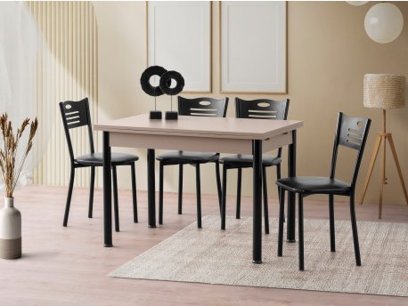 HANAH HOME Produžni trpezarijski sto Polo 1300