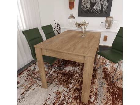 HANAH HOME Trpezarijski sto Single 120 Caucasian Hrast