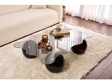 HANAH HOME Sto za kafu Noxa Black Grey