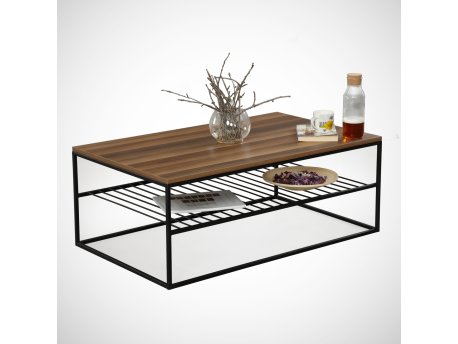 HANAH HOME Sto za kafu Etna Walnut
