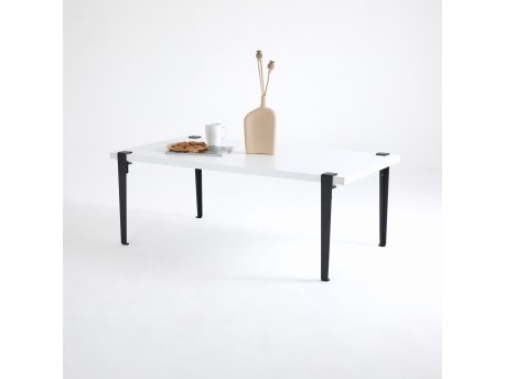 HANAH HOME Sto za kafu Fonissa White Black