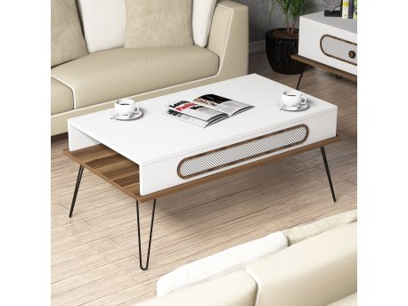 HANAH HOME Sto za kafu Ekol White