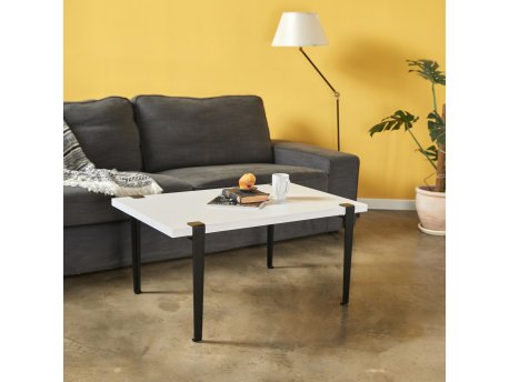 HANAH HOME Sto za kafu Neda White Black