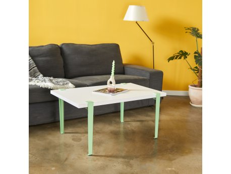 HANAH HOME Sto za kafu Neda White Mint Green