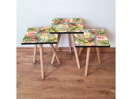HANAH HOME Set 3 stočića 3Shp20 Multicolor