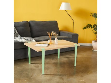 HANAH HOME Sto za kafu Neda Wooden Mint Green