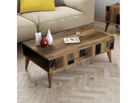 HANAH HOME Sto za kafu Madrid Black